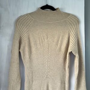 Lightweight, long sleeve sweater dress